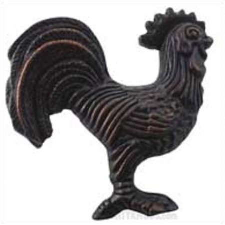 MNG 2 1/4" Rooster, Left Cabinet/Right Facing, Oil Rubbed Bronze 11013